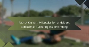 Patrick Kluivert: Milepæler for landslaget, Nøkkelmål, Turneringens innvirkning